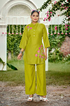 Ossm Glamour Vol 2 Berlin Silk Embroidery Co Ord Set Collection