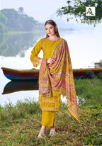 Alok Yasmeen Viscose Silk Pakistani Dress Material Collection