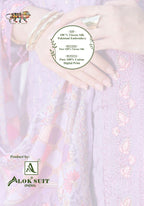 Alok Yasmeen Viscose Silk Pakistani Dress Material Collection