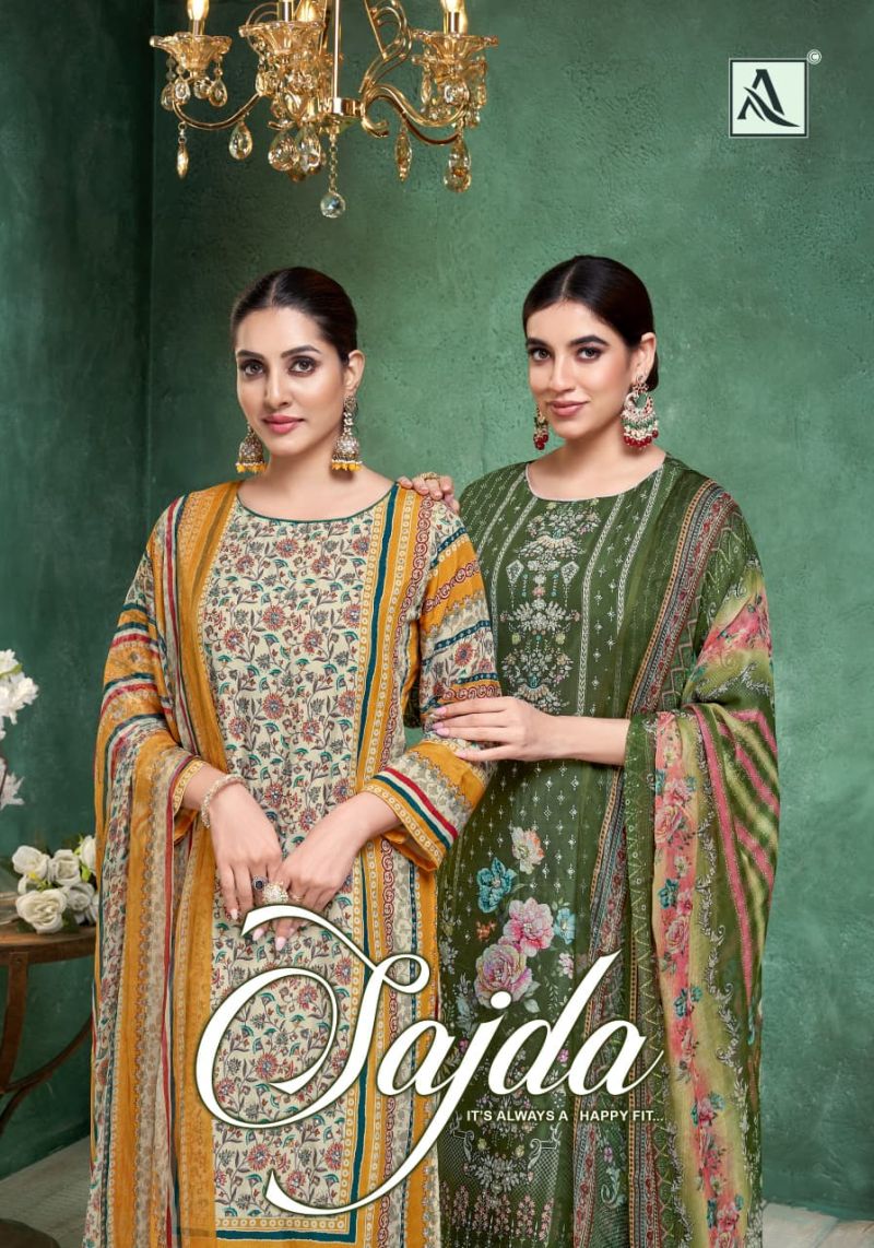 Alok Sajda Viscose Muslin Designer Printed Dress Material Collection