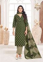 Miss World Trendy Vol 4 Readymade Cotton Printed Kurti Set Collection