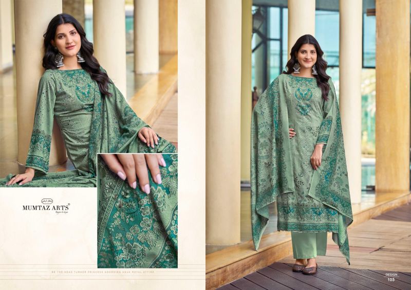 Mumtaz Veda Jam Satin Digital Prints Dress Material Collection