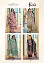 Mumtaz Veda Jam Satin Digital Prints Dress Material Collection