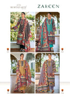 Mumtaz Zareen Jam Satin Digital Print Designer Dress Material