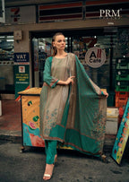 Prm Reverie Viscose Pashmina Digital Prints Salwar Suits Collection