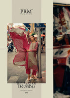 Prm Reverie Viscose Pashmina Digital Prints Salwar Suits Collection