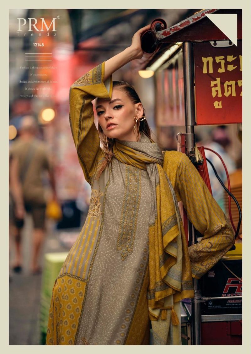 Prm Reverie Viscose Pashmina Digital Prints Salwar Suits Collection