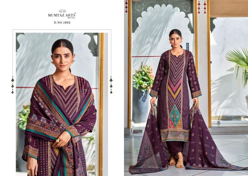 Mumtaz Tohfa Modal Silk Print Designer Dress Material Collection