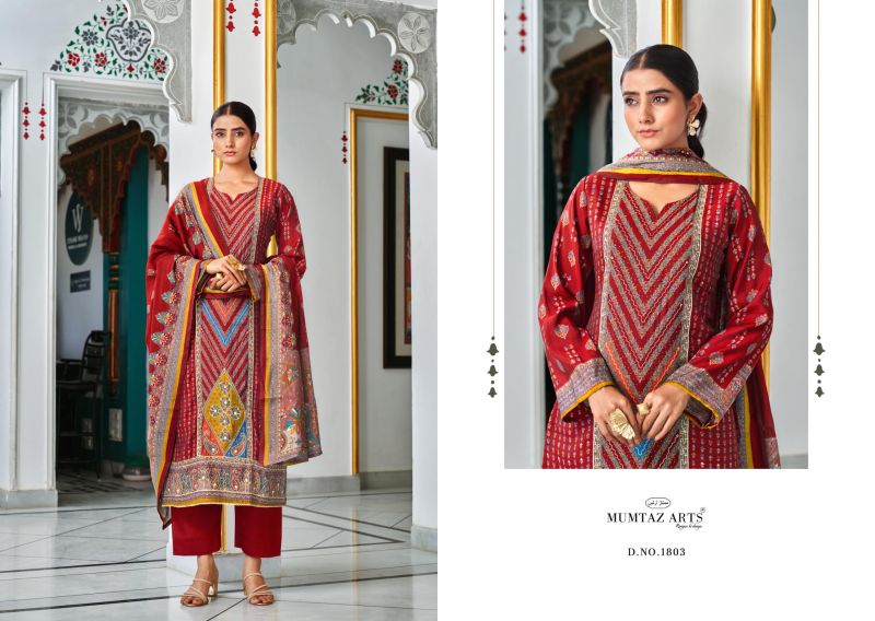 Mumtaz Tohfa Modal Silk Print Designer Dress Material Collection