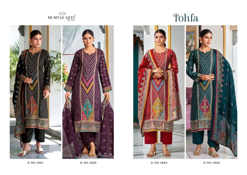 Mumtaz Tohfa Modal Silk Print Designer Dress Material Collection