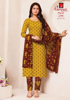 Ganpati Parul Vol 12 Readymade Pure Cotton Printed Kurti Set
