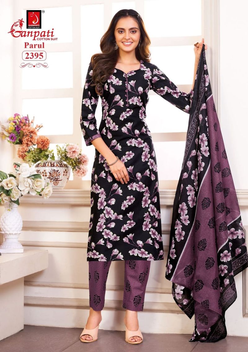 Ganpati Parul Vol 12 Readymade Pure Cotton Printed Kurti Set