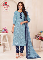 Ganpati Parul Vol 12 Readymade Pure Cotton Printed Kurti Set