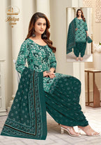 Miss World Aaliya Vol 13 Readymade Cotton Printed Patiyala Dress