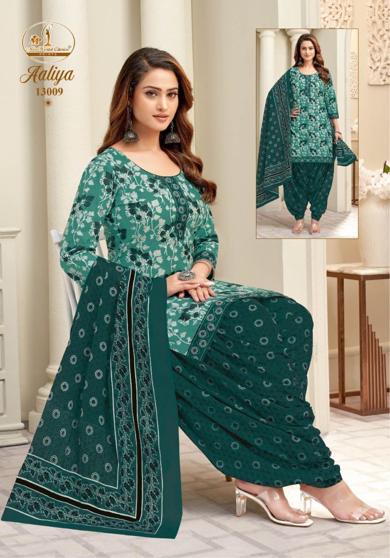 Miss World Aaliya Vol 13 Readymade Cotton Printed Patiyala Dress