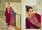 Levisha Aarohi Velvet Designer Embroidery Dress Material Collection