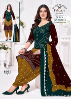 Mishri Super Bandhej Vol 8 Cotton Printed Dress Material
