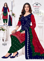 Mishri Super Bandhej Vol 8 Cotton Printed Dress Material
