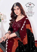 Mishri Super Bandhej Vol 8 Cotton Printed Dress Material