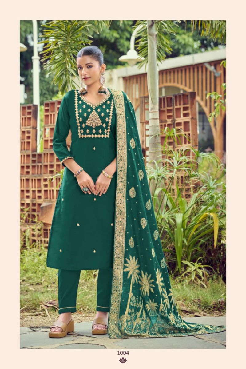 Ossm Monalisa Vol 7 Premium Roman Silk Kurti Set Collection