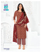 Mcm Lifestyle Vol 15 Readymade Cotton Printed Kurti Pant With Dupatta