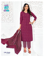Mcm Lifestyle Vol 15 Readymade Cotton Printed Kurti Pant With Dupatta