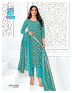 Mcm Lifestyle Vol 15 Readymade Cotton Printed Kurti Pant With Dupatta