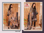 Aasha 1053 Cotton Dupatta Cotton Print Pakistani Suit Salwar Kameez