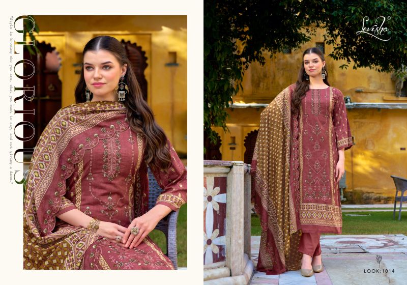 Levisha Madhubala Vol 9 Lawn Cotton Dress Material Collection