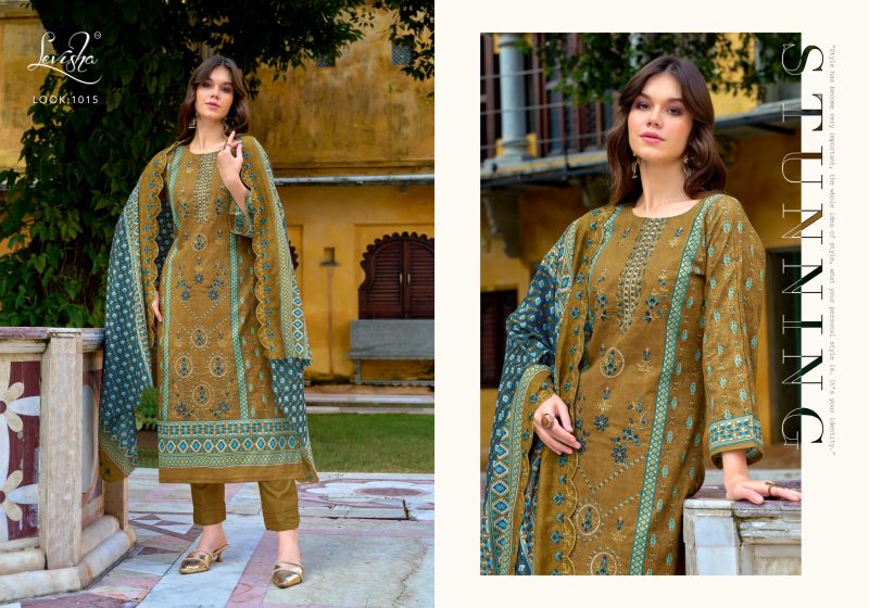 Levisha Madhubala Vol 9 Lawn Cotton Dress Material Collection