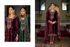 Ibiza Kalindi Viscose Velvet Work Designer Salwar Kameez Collection