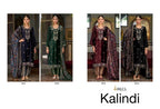 Ibiza Kalindi Viscose Velvet Work Designer Salwar Kameez Collection