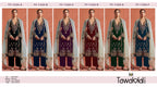 Tf 1320 A To F Velvet Embroidery Work Pakistani Salwar Kameez Suits