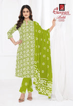Ganpati Batik Vol 12 Readymade Pure Cotton Batik Printed Kurti Set Collection