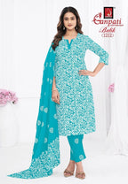 Ganpati Batik Vol 12 Readymade Pure Cotton Batik Printed Kurti Set Collection