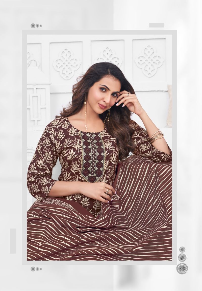 Laado Malika Vol 1 Readymade Cotton Printed Daily Wear Kurti Set Collection