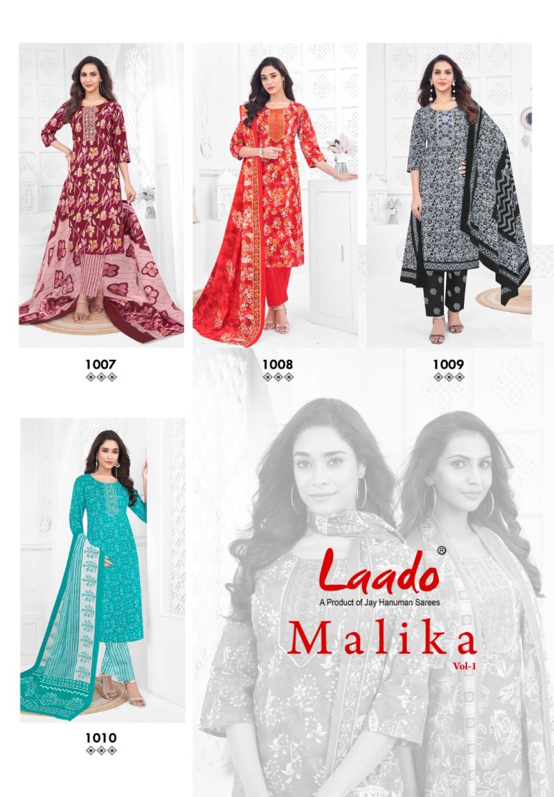 Laado Malika Vol 1 Readymade Cotton Printed Daily Wear Kurti Set Collection