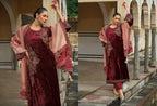 Ibiza Attar Viscose Velvet Embroidery Work Salwar Kameez Collection