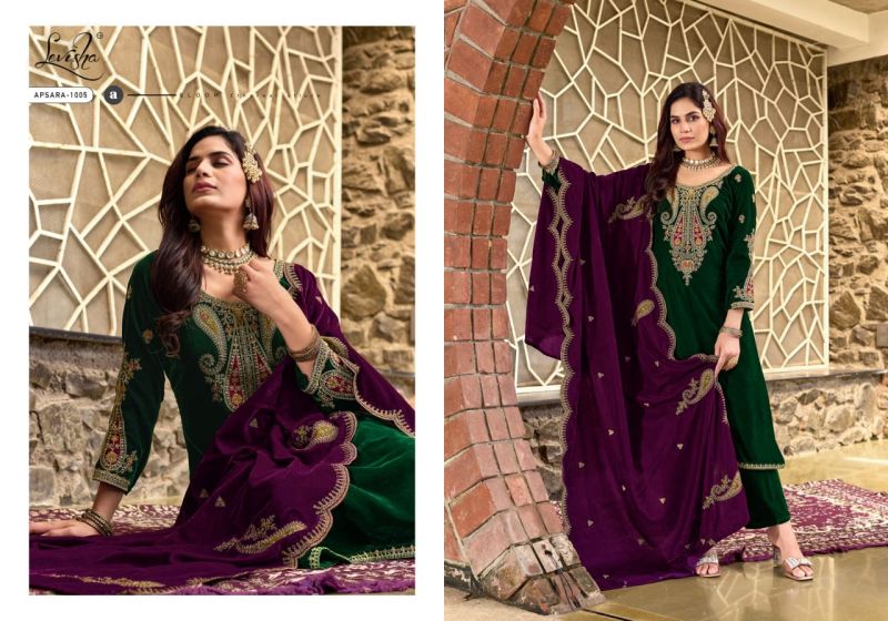 Levisha Apsara Velvet Pakistani Dress Material Collection