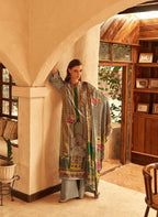 Aiqa The New Vintage Velvet Digital Print Fancy Work Salwar Kameez Suits