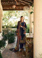 Aiqa The New Vintage Velvet Digital Print Fancy Work Salwar Kameez Suits
