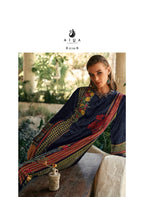 Aiqa The New Vintage Velvet Digital Print Fancy Work Salwar Kameez Suits