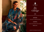 Aiqa The New Vintage Velvet Digital Print Fancy Work Salwar Kameez Suits