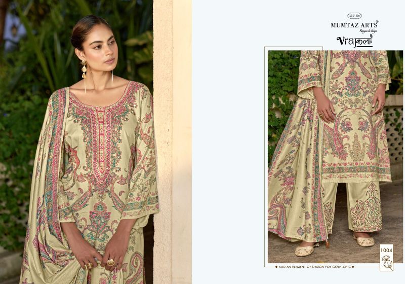 Mumtaz Sneha Viscose Pashmina Digital Printed Dress Material Collection