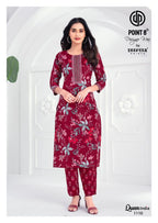 Deeptex Queen India Vol 11 Readymade Cotton Printed Kurti With Pant