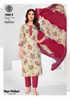 Deeptex Naya Andaaz Vol 14 Readymade Cotton Printed Kurti Set