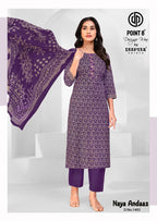 Deeptex Naya Andaaz Vol 14 Readymade Cotton Printed Kurti Set
