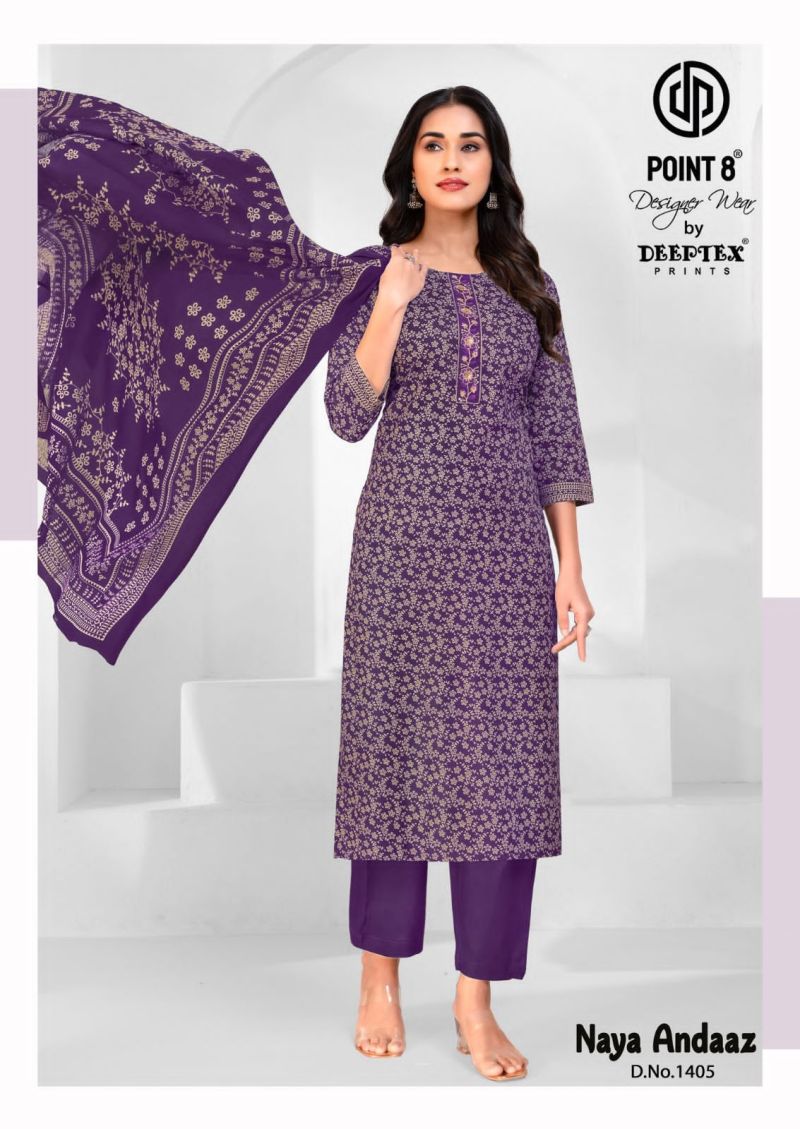 Deeptex Naya Andaaz Vol 14 Readymade Cotton Printed Kurti Set