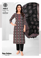 Deeptex Naya Andaaz Vol 14 Readymade Cotton Printed Kurti Set