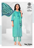 Deeptex Naya Andaaz Vol 14 Readymade Cotton Printed Kurti Set